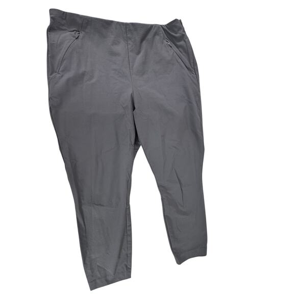 "DULUTH" Women's Nylon/Spandex Pants Size 14 Short SIde Zip Work Wear Office - Picture 1 of 8